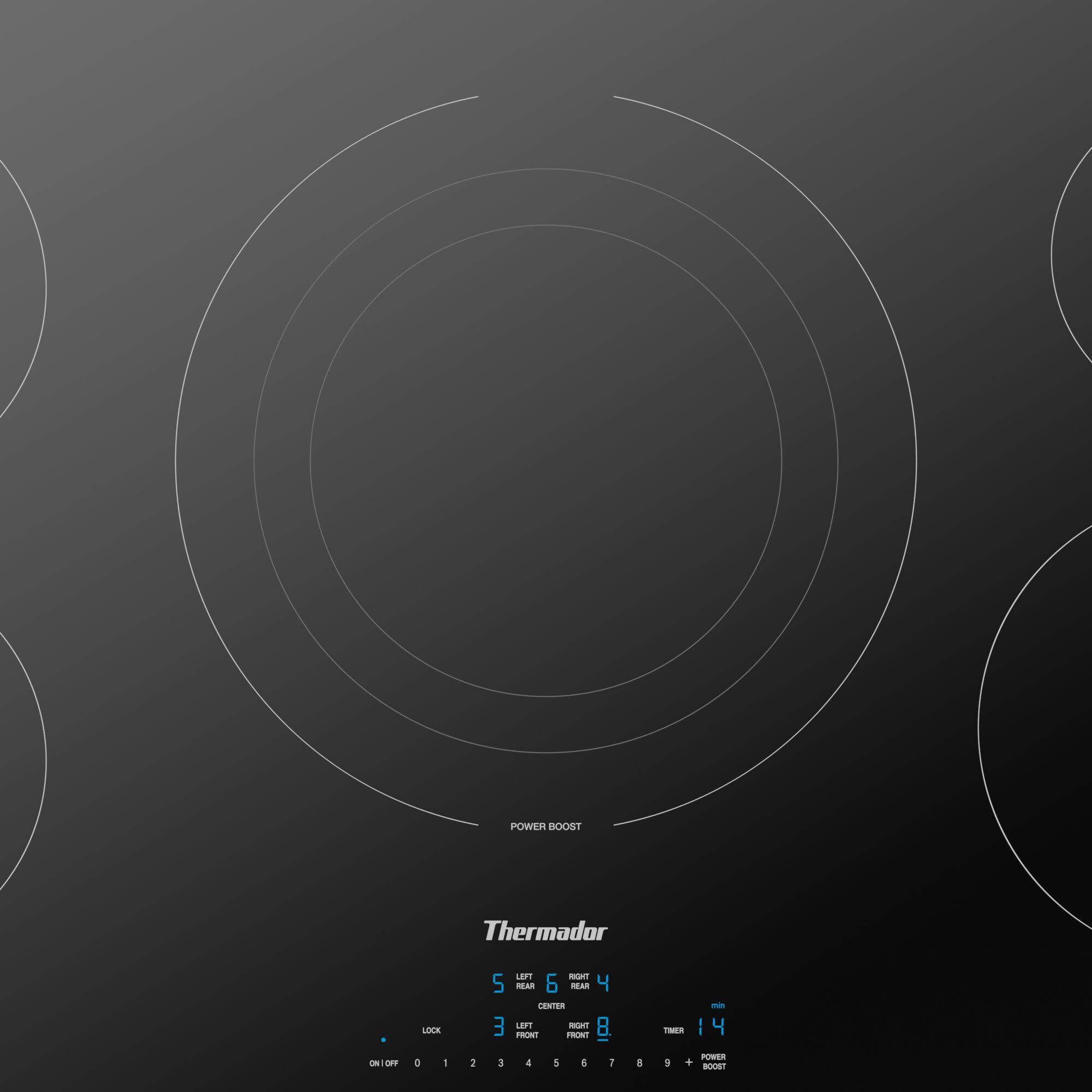 Thermador Masterpiece Series 36 in. Induction Cooktop with 5 Smoothtop