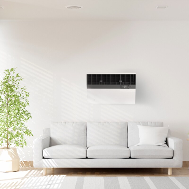 Friedrich Kuhl Series 12,000 BTU 230V Heat/Cool Smart Window/Wall Air Conditioner with 3 Fan Speeds & Remote Control - White, , hires
