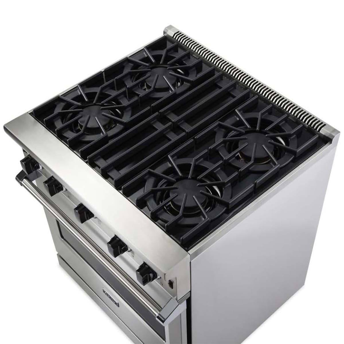 Viking 5 Series 30 in. 4 cu. ft. Standard Convection Gas Range with Open Burners - Stainless Steel, , hires