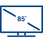 85 Inch & larger TVs
